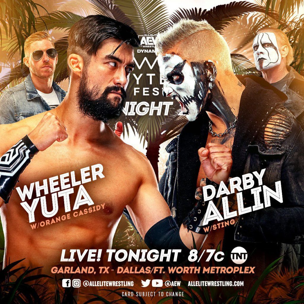 WheelerYuta will challenge his former mentor, #AEW International Champion  @orangecassidy, THIS WEDNESDAY on #AEWDynamite Fight For The…